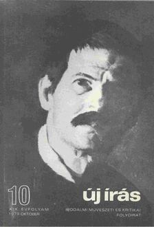 JUHÁSZ FERENC - Új Írás 1979. október - XIX. évfolyam - 10. szám [antikvár]
