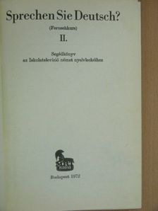 Sprechen sie Deutsch? II. [antikvár]