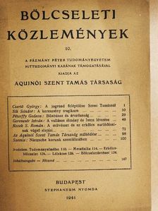 Csertő György - Bölcseleti Közlemények 10. [antikvár]