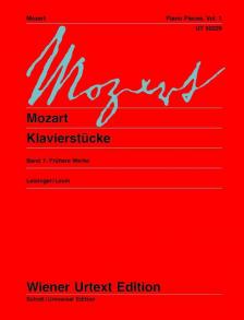 MOZART, W,A, - KLAVIERSTÜCKE BAND 1: FRÜHERE WERKE WIENER URTEXT (LEISINGER/LEVIN)