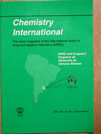 Dr. Alan Hayes - Chemistry International 2002., Vol. 24., No. 6. (november) [antikvár]