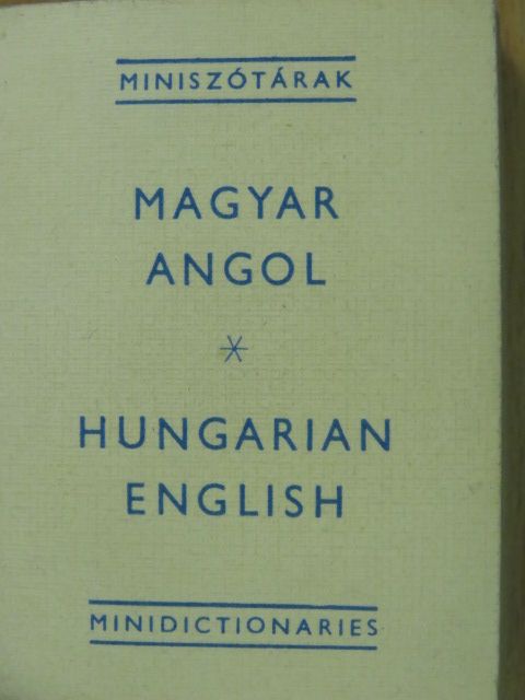 Magyar-angol miniszótár (minikönyv) [antikvár]