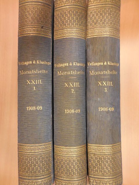 Carl Busse - Velhagen & Klasings Monatshefte 1908-1909 I-III. (gótbetűs) [antikvár]