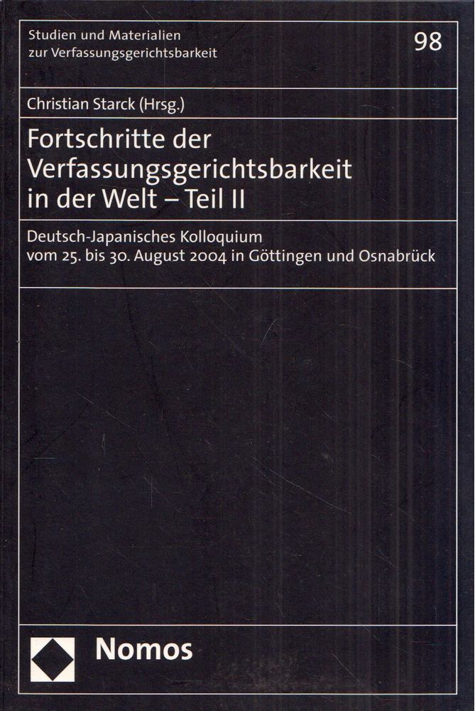 Fortschritte der Verfassungsgerichtsbarkeit in der Welt - Teil II [antikvár]