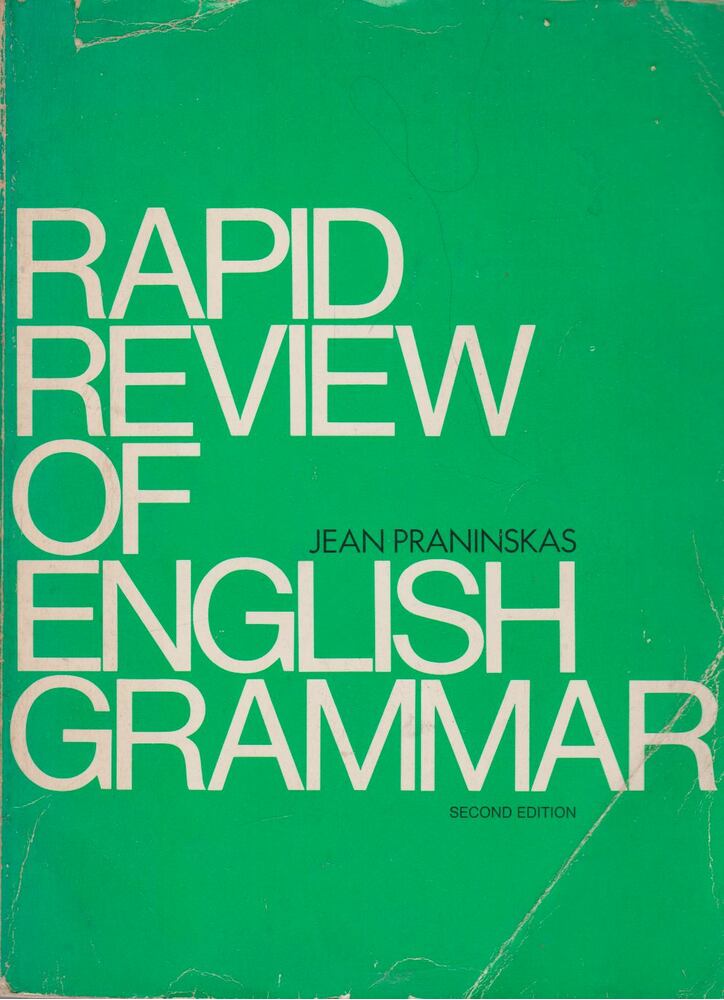 Jean Praninskas - Rapid Review of English Grammar [antikvár]