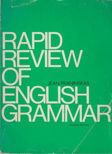Jean Praninskas - Rapid Review of English Grammar [antikvár]