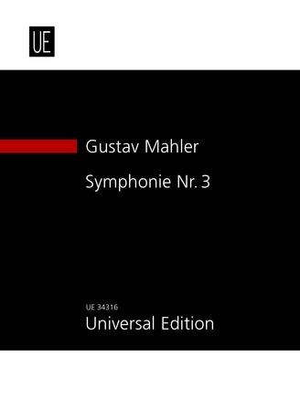 MAHLER - SYMPHONIE NR.3 STUDIENPARTITUR