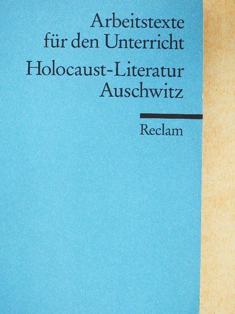 Elie Wiesel - Holocaust-Literatur Auschwitz [antikvár]