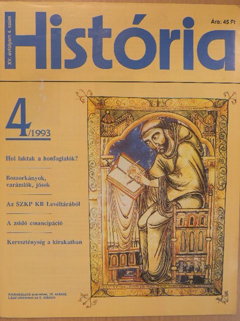 Ádám Magda - História 1993/4. [antikvár]
