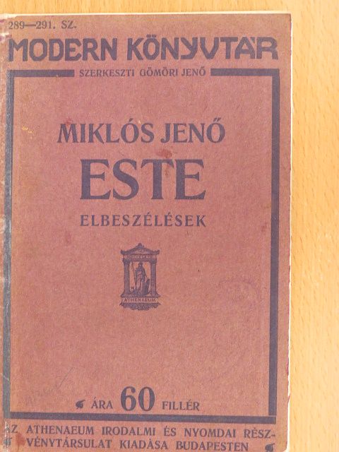 Miklós Jenő - Este [antikvár]