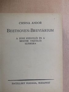 Cserna Andor - Beethoven-breviárium [antikvár]