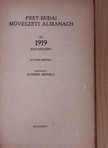 Bayer József - Pest-budai művészeti almanach az 1919 esztendőre [antikvár]