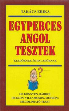 TAKÁCS ERIKA - Egyperces angol tesztek [antikvár]