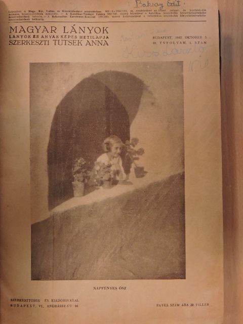 Altay Margit - Magyar Lányok 1942. (nem teljes évfolyam) [antikvár]