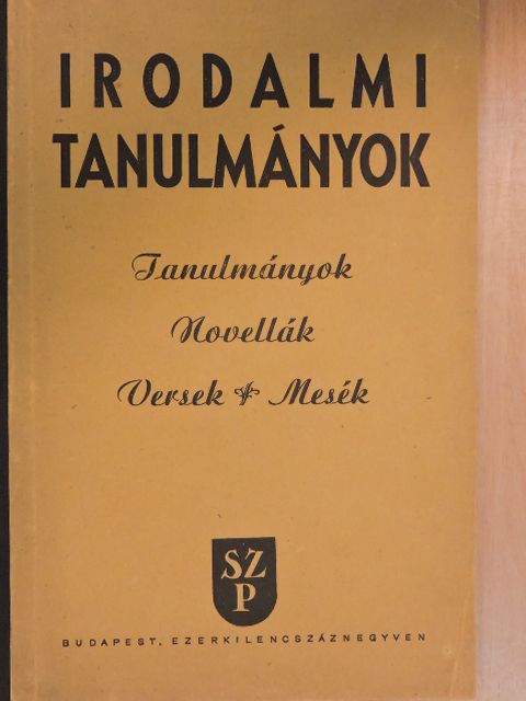 Andor Endre - Irodalmi tanulmányok [antikvár]