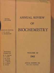 Annual Review of Biochemistry 1961 [antikvár]