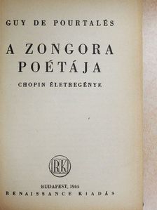 Guy de Pourtalés - A zongora poétája [antikvár]