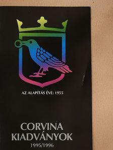Corvina kiadványok 1995-1996 [antikvár]