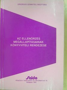 Dr. Baricz Rezső - Az ellenőrzés megállapításainak könyvviteli rendezése [antikvár]