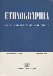 Hofer Tamás - Ethnographia 1982/4. [antikvár]