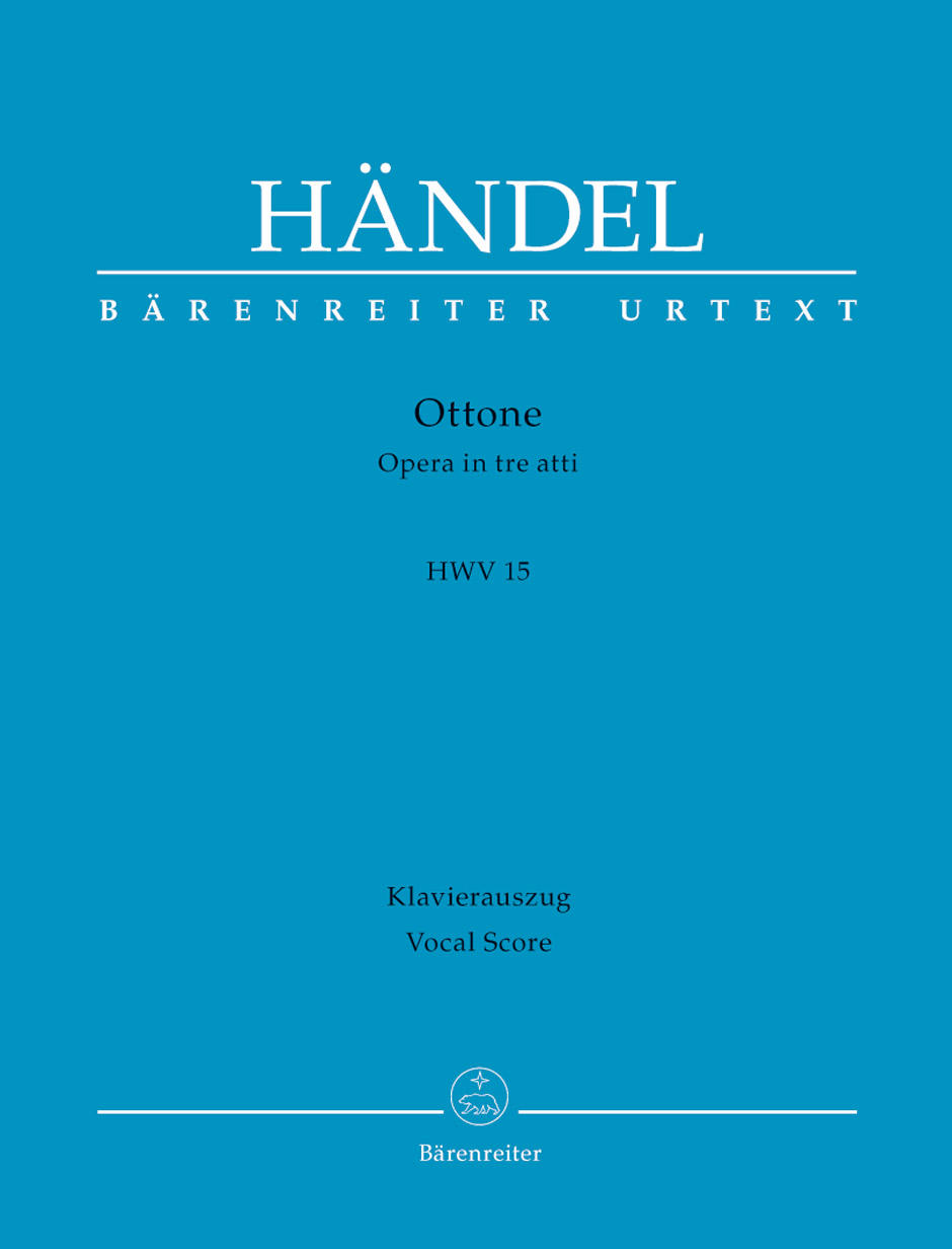 HAENDEL - OTTONE. OPERA IN TRE ATTI, HMW 15, KLAVIERAUSZUG