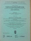 Bartha István - Vízügyi Közlemények 1993/3. [antikvár]