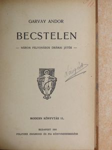 Garvay Andor - Becstelen [antikvár]