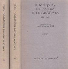 Kozocsa Sándor - A Magyar irodalom bibliográfiája 1961-1965 I-II. kötet [antikvár]