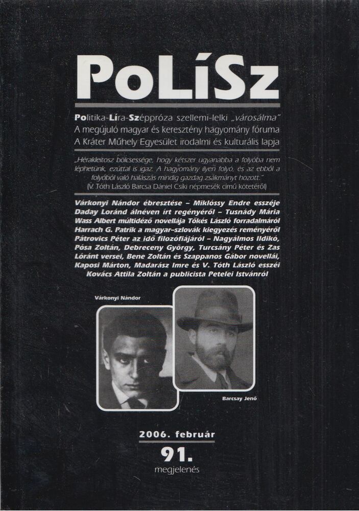 TURCSÁNY PÉTER - PoLíSz 2006. február [antikvár]
