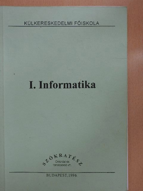 I. Informatika [antikvár]