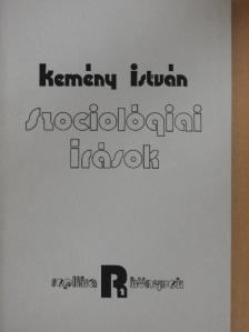 Kemény István - Szociológiai írások [antikvár]