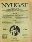 Elek Artúr - Nyugat 1921. március 1. [antikvár]