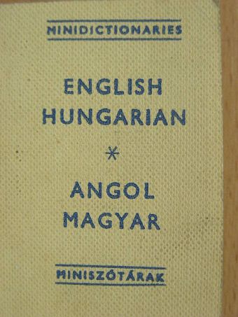 Angol-magyar miniszótár (minikönyv) [antikvár]
