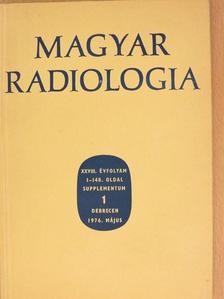 Alföldi E. - Magyar Radiologia 1976. május Supplementum 1. [antikvár]