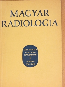 Alföldi E. - Magyar Radiologia 1976. május Supplementum 1. [antikvár]