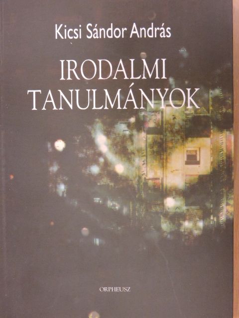 Kicsi Sándor András - Irodalmi tanulmányok [antikvár]