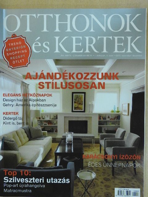 Otthonok és Kertek 2010. november-december [antikvár]
