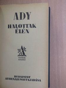 Ady Endre - Halottak élén [antikvár]