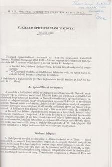 Kaszab Imre - Újszeged építésföldtani viszonyai (dedikált) [antikvár]