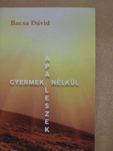 Bacsa Dávid - Apa leszek gyermek nélkül [antikvár]