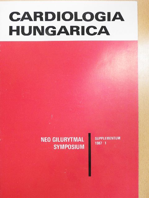 Dr. Lőrincz István - Cardiologia Hungarica 1987/1. Supplementum [antikvár]