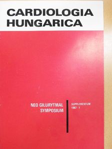 Dr. Lőrincz István - Cardiologia Hungarica 1987/1. Supplementum [antikvár]