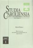 KOPP ERIKA - Studia Caroliensia 2007/1 - Mai magyar református középiskolák identitása [antikvár]