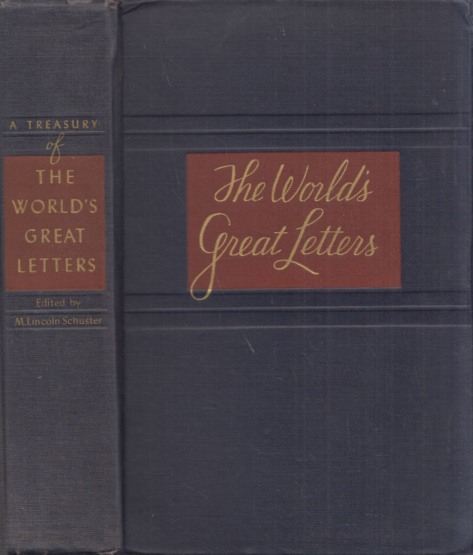 A Treasury of The World's Great Letters [antikvár]