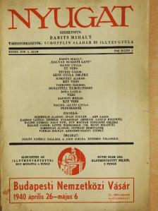 Bálint György - Nyugat 1940. május [antikvár]
