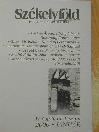 Bak Áron - Székelyföld 2000. január [antikvár]