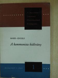 Engels - A kommunista kiáltvány [antikvár]