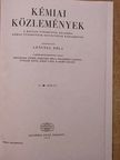 Földiák G. - A Magyar Tudományos Akadémia Kémiai Tudományok Osztályának közleményei [antikvár]