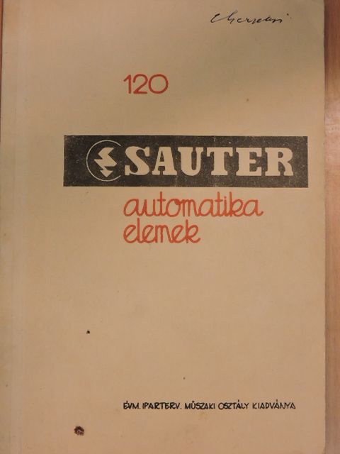 Hortobágyi Dénes - Sauter automatika elemek [antikvár]