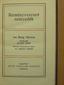 Herman Bang - Reményvesztett nemzedék [antikvár]